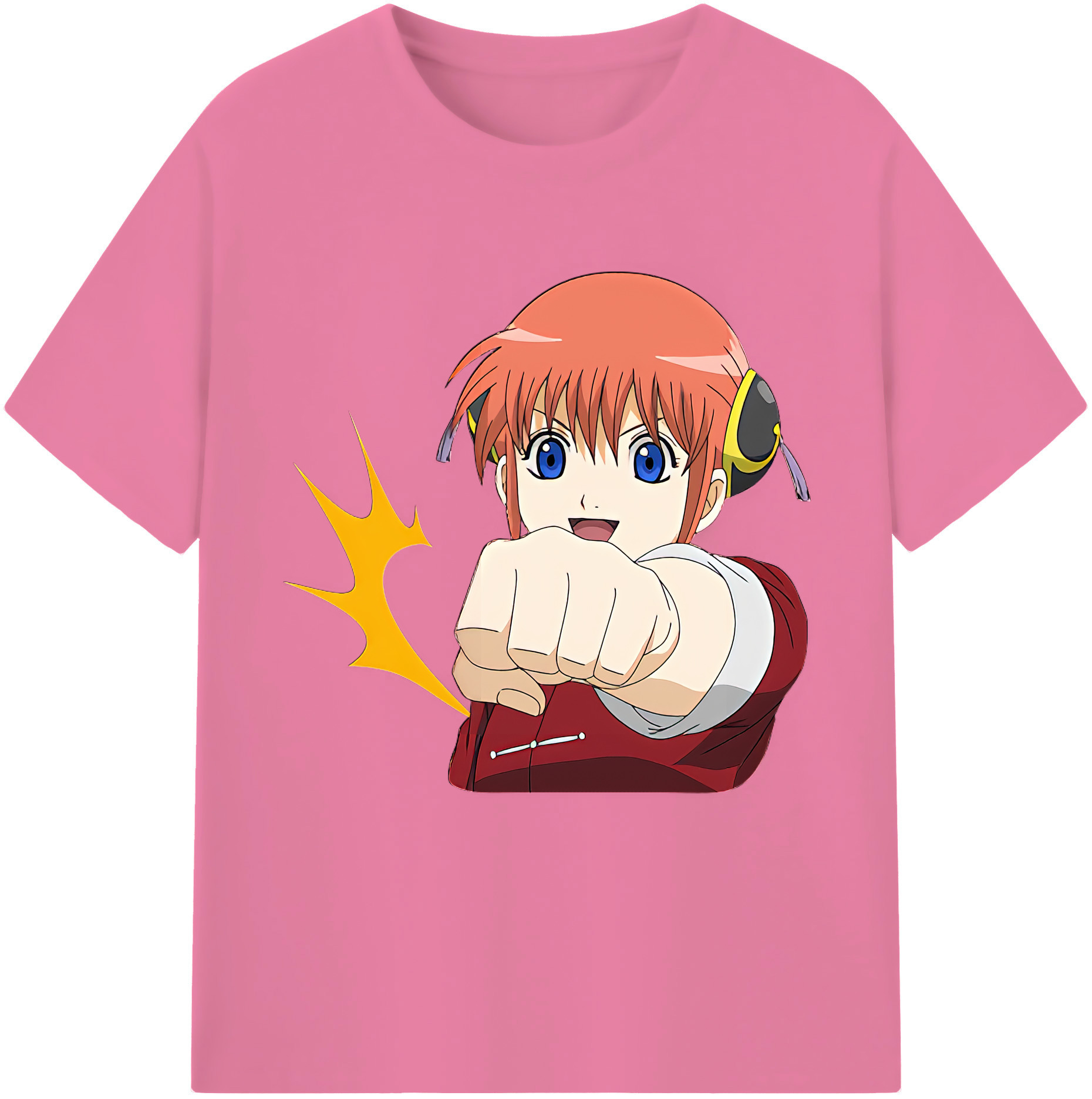 （画像用） ぎんたま 坂田銀時（さかたぎんとき） 神楽 志村新八（しむら しんぱち） GINTAMA Sakata Gintoki Kagura Shimura Shinpachi 綿100％半袖Tシャツ（フロントプリント）